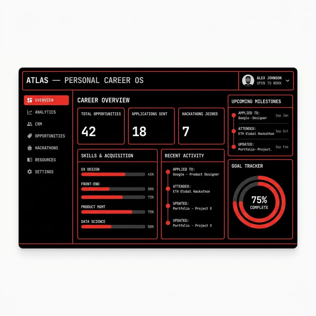 Atlas — Personal Portfolio & Career OS